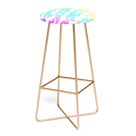 Dash and Ash Rainbow Mermaids Bar Stool