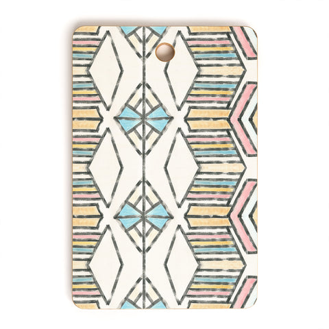 Dash and Ash Rainbow Roam Cutting Board Rectangle