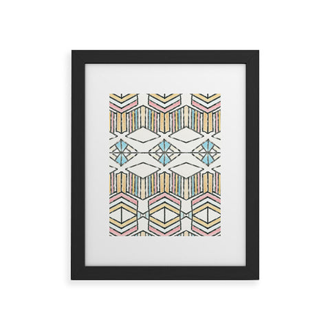 Dash and Ash Rainbow Roam Framed Art Print