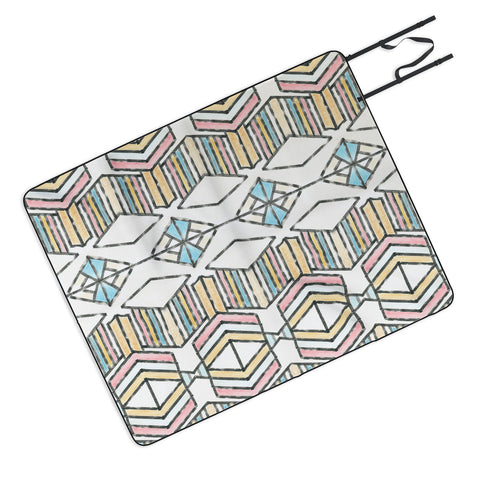 Dash and Ash Rainbow Roam Picnic Blanket