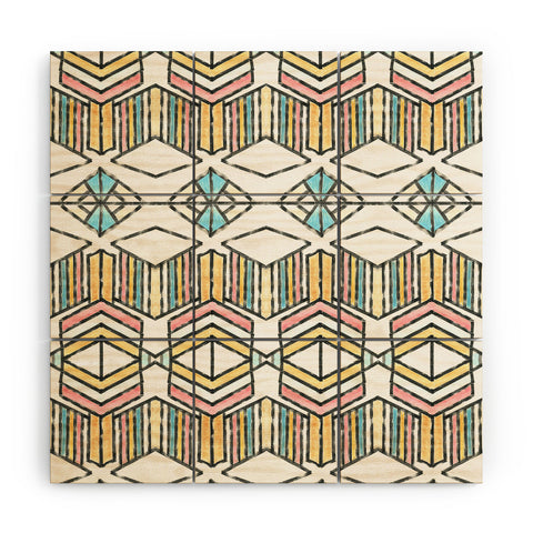 Dash and Ash Rainbow Roam Wood Wall Mural