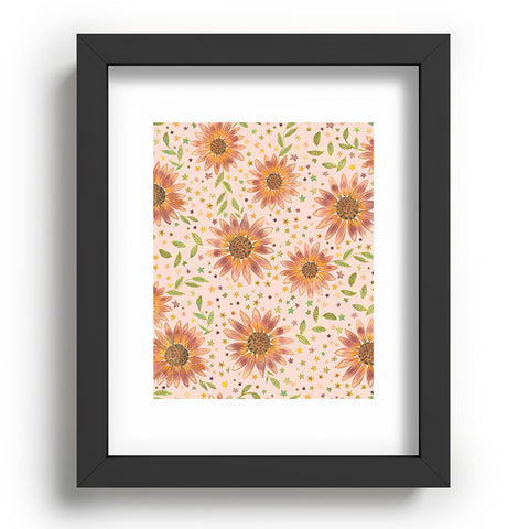 Dash and Ash Rainbow Sunflower Recessed Framing Rectangle