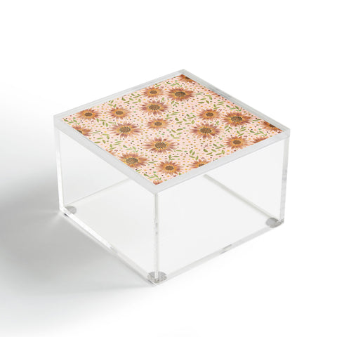 Dash and Ash Rainbow Sunflower Acrylic Box