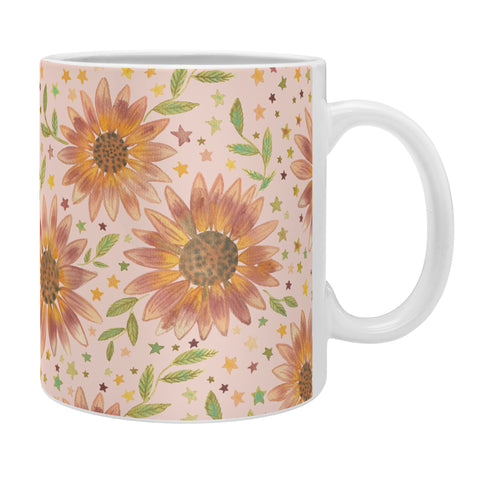 Dash and Ash Rainbow Sunflower Coffee Mug
