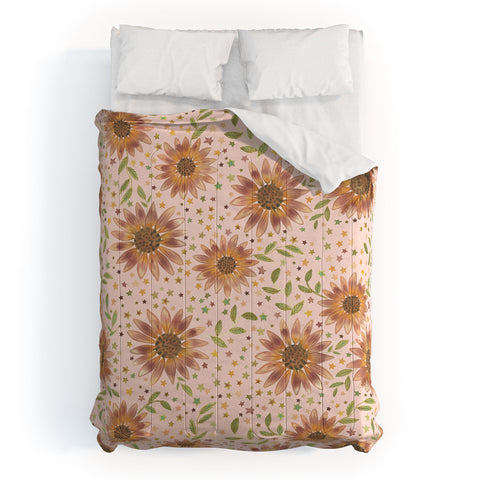 Dash and Ash Rainbow Sunflower Comforter