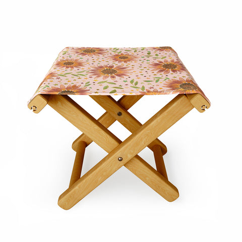 Dash and Ash Rainbow Sunflower Folding Stool