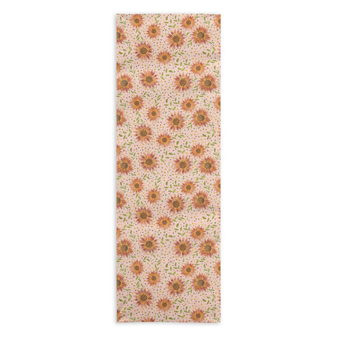 Dash and Ash Rainbow Sunflower Yoga Towel