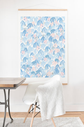 Dash and Ash Royal Palms Art Print And Hanger