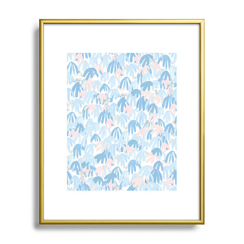 Dash and Ash Royal Palms Metal Framed Art Print