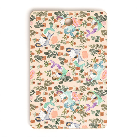 Dash and Ash Self Care Mermaids Cutting Board Rectangle