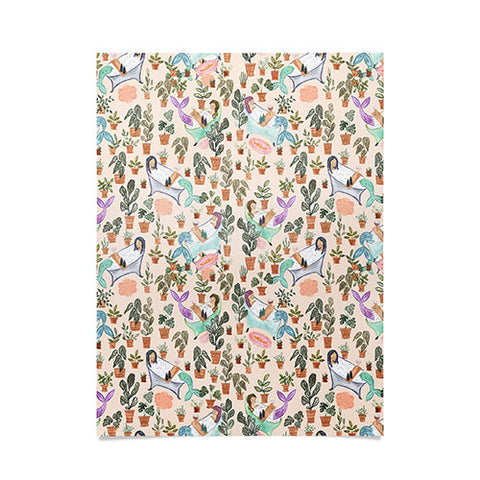 Dash and Ash Self Care Mermaids Poster