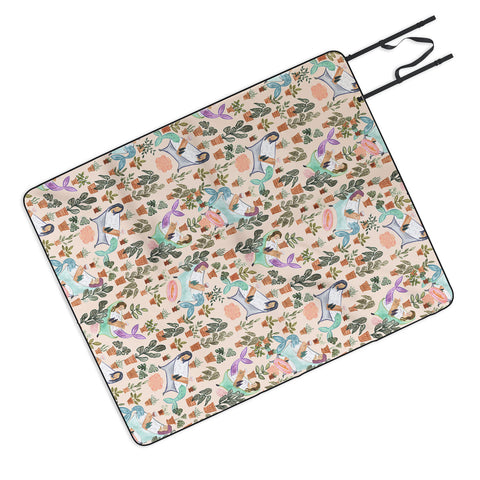 Dash and Ash Self Care Mermaids Picnic Blanket