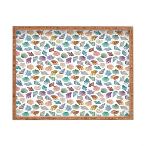 Dash and Ash Shells Rectangular Tray