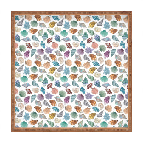 Dash and Ash Shells Square Tray