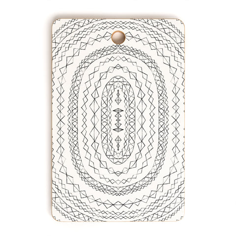 Dash and Ash sleepy dream catcher Cutting Board Rectangle