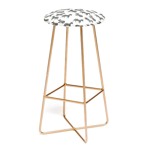 Dash and Ash Sleepy Unicorn Neutral Bar Stool