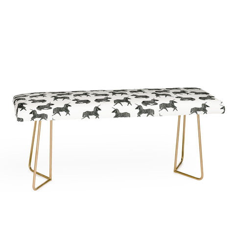 Dash and Ash Sleepy Unicorn Neutral Bench