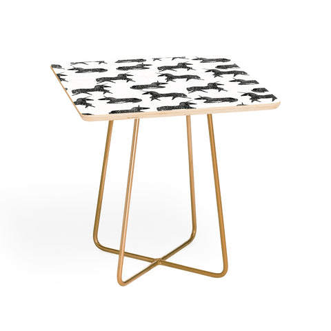 Dash and Ash Sleepy Unicorn Neutral Side Table
