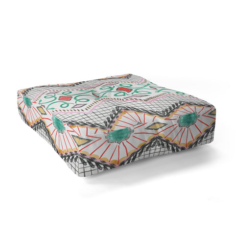 Dash and Ash Slither Floor Pillow Square