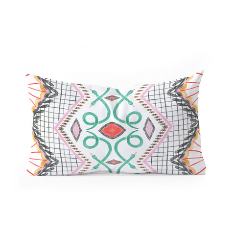 Dash and Ash Slither Oblong Throw Pillow