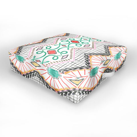 Dash and Ash Slither Outdoor Floor Cushion
