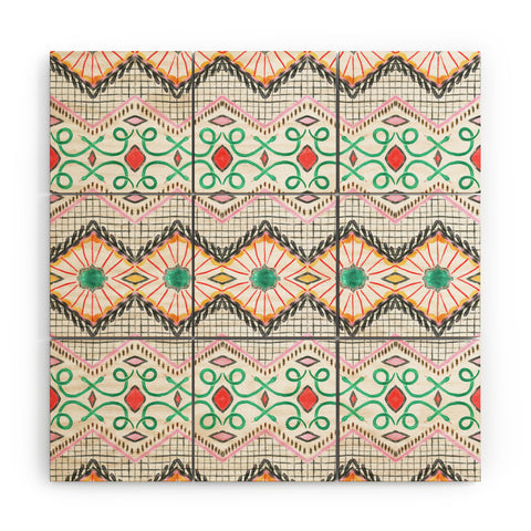 Dash and Ash Slither Wood Wall Mural
