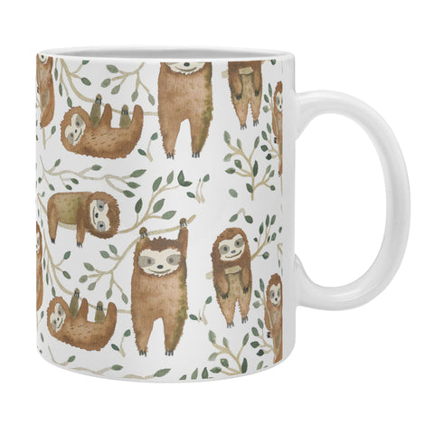 Dash and Ash Sloth buds Coffee Mug