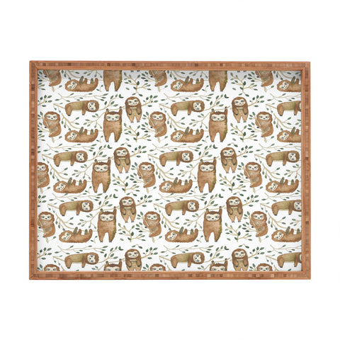 Dash and Ash Sloth buds Rectangular Tray