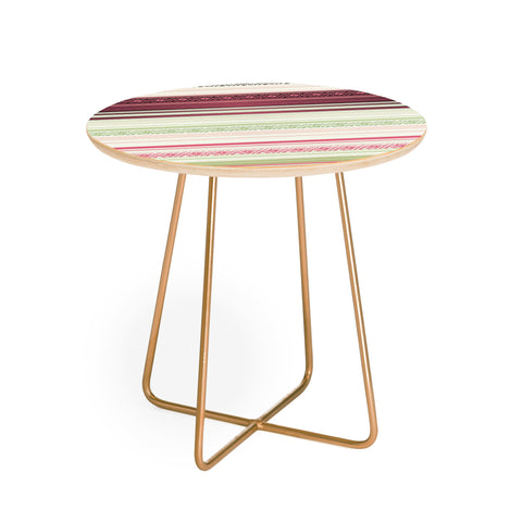 Dash and Ash Southwest Christmas Round Side Table