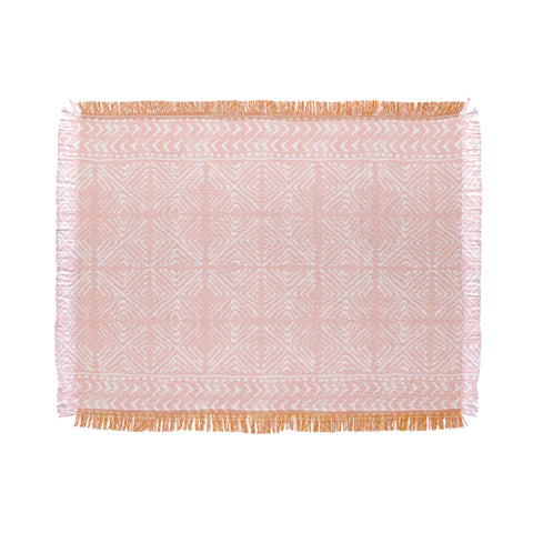 Dash and Ash Stars Above in Coral Throw Blanket