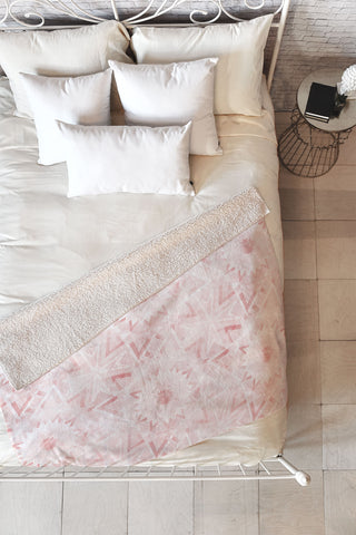 Dash and Ash Stay Here Fleece Throw Blanket