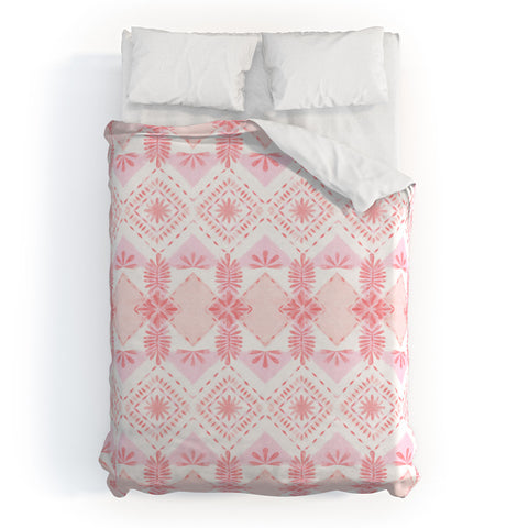 Dash and Ash Strawberry Picnic Duvet Cover