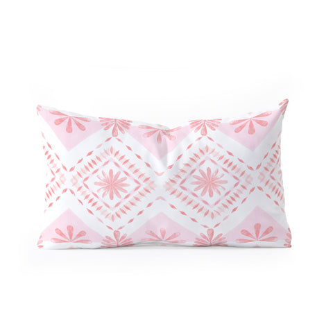 Dash and Ash Strawberry Picnic Oblong Throw Pillow