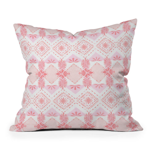 Dash and Ash Strawberry Picnic Throw Pillow