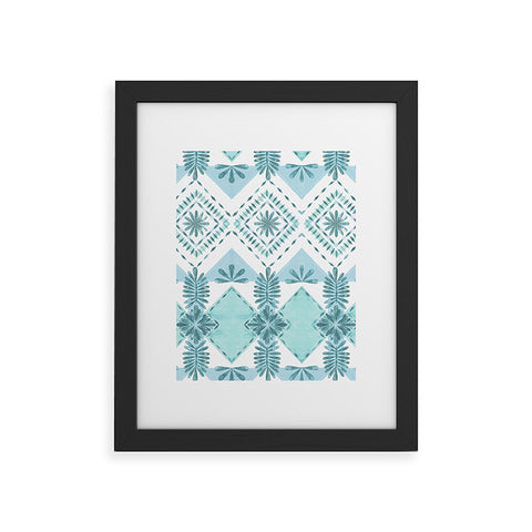 Dash and Ash Sunday Picnic Framed Art Print