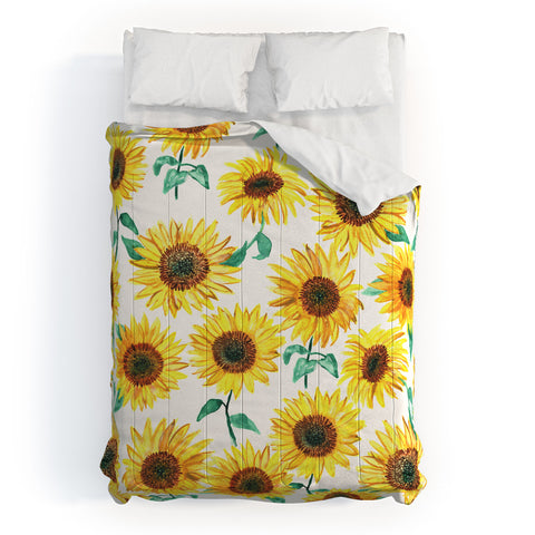 Dash and Ash Sunny Sunflower Comforter