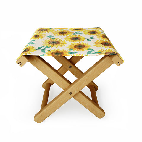 Dash and Ash Sunny Sunflower Folding Stool