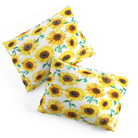 Dash and Ash Sunny Sunflower Pillow Shams
