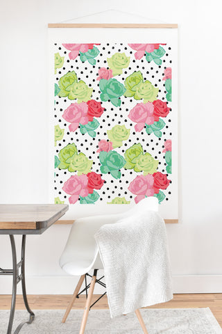 Dash and Ash The Rose Away Art Print And Hanger