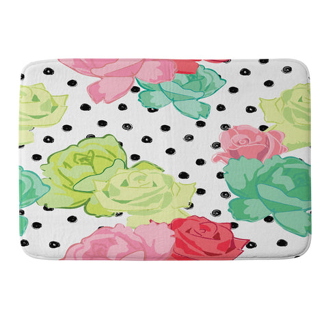 Dash and Ash The Rose Away Memory Foam Bath Mat