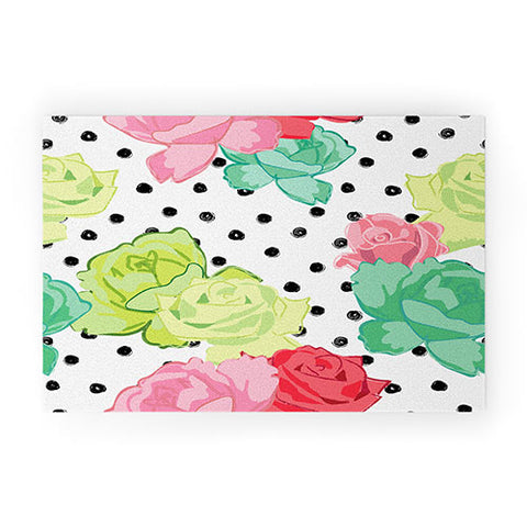 Dash and Ash The Rose Away Welcome Mat