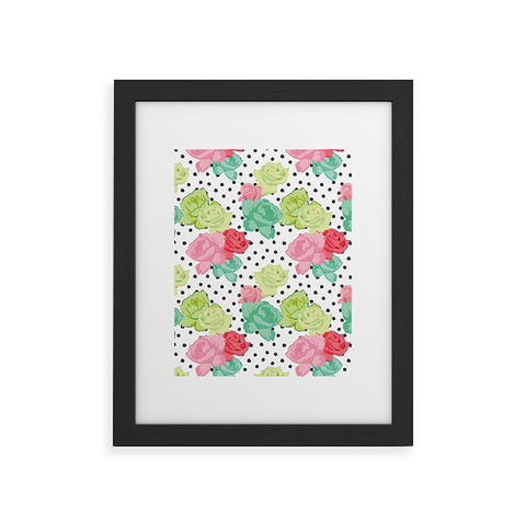 Dash and Ash The Rose Away Framed Art Print