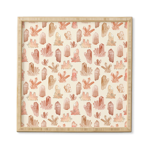 Dash and Ash Those Gems Though in Sunrise Framed Wall Art