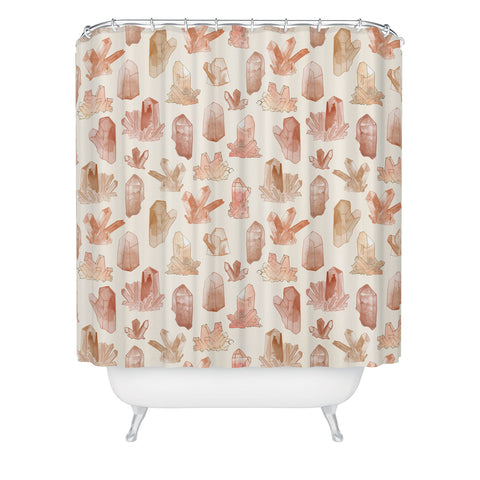 Dash and Ash Those Gems Though in Sunrise Shower Curtain