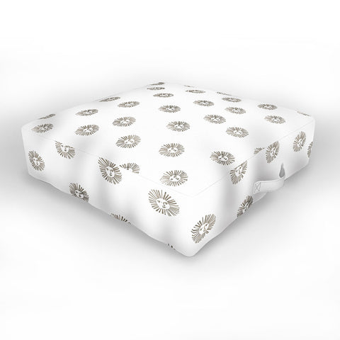 Dash and Ash total sunshine Outdoor Floor Cushion