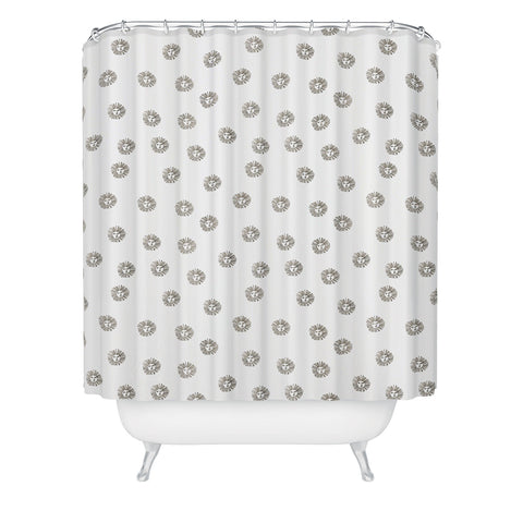 Dash and Ash total sunshine Shower Curtain