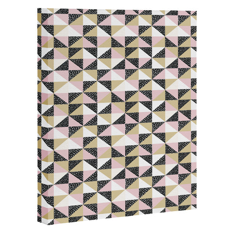 Dash and Ash Triangle Outta Space Art Canvas