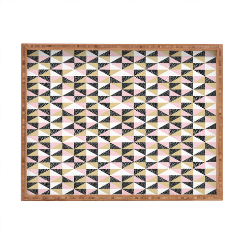 Dash and Ash Triangle Outta Space Rectangular Tray