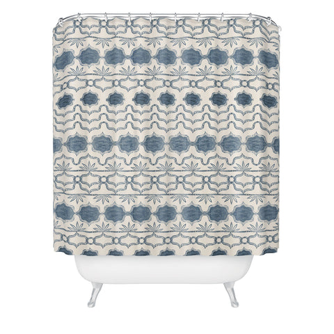 Dash and Ash Tuni Luna Shower Curtain