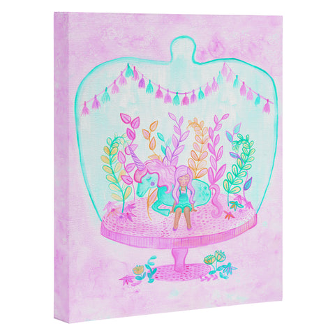 Dash and Ash Unicorn Hideaway Art Canvas
